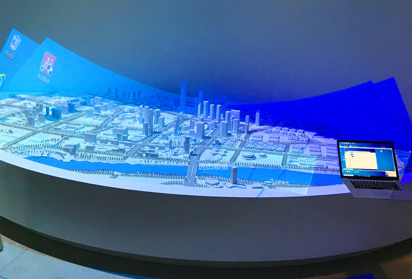 北京远山顺德模型--素模投影沙盘